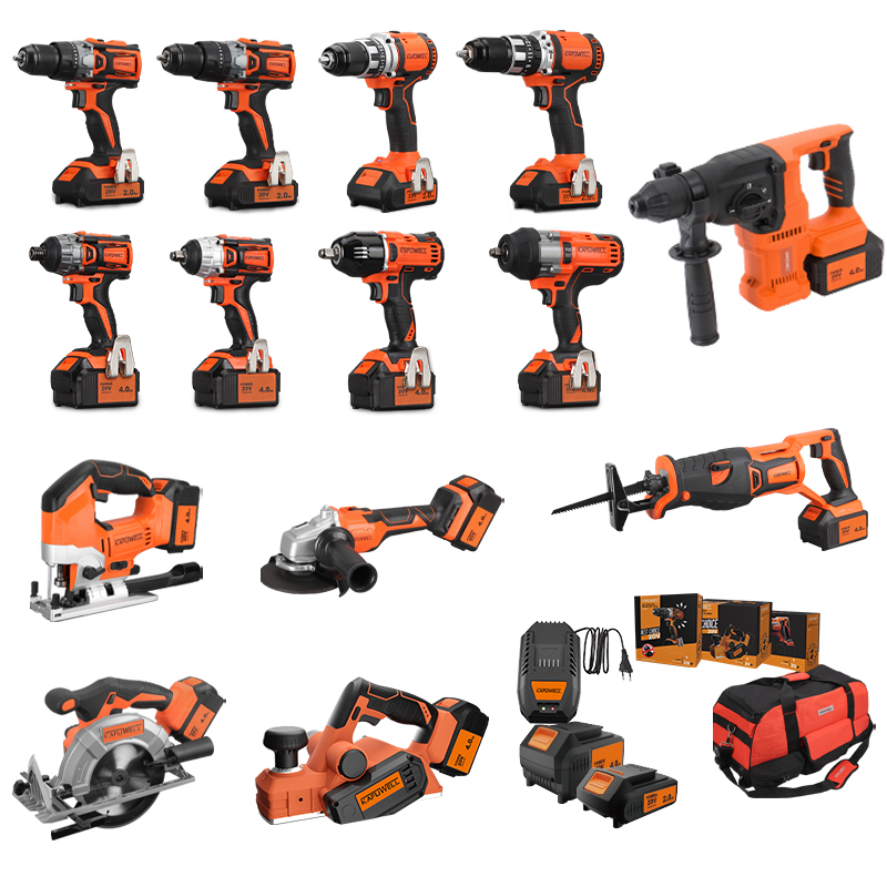 Power Tools Combo Kits - KAFUWELL PA4500-72H Cordless Tool Combo Kits